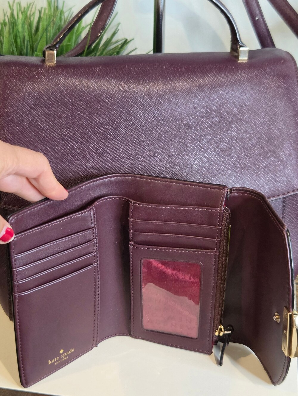 Kate Spade Laurel Way Lilah Satchel & Kate Spade Callie Wallet - Picture 12 of 15